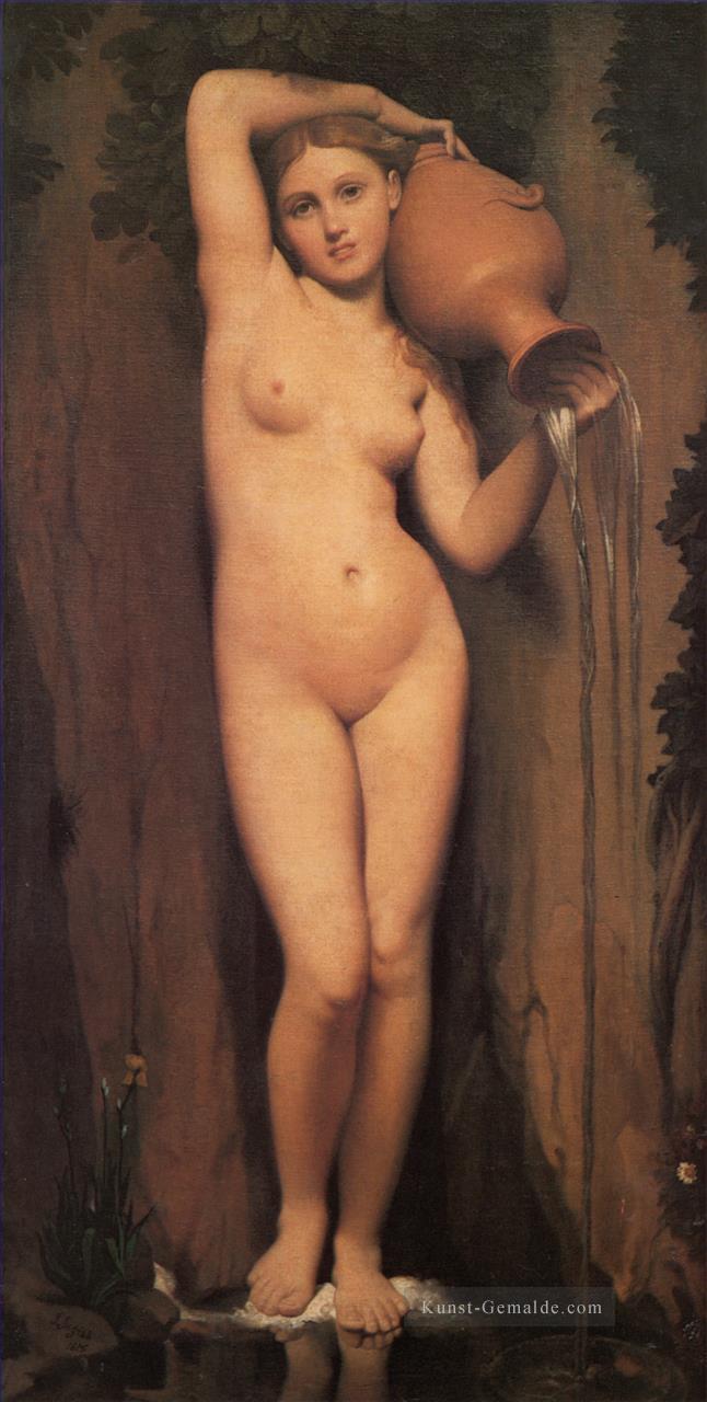 La Source Nacktheit Jean Auguste Dominique Ingres Ölgemälde